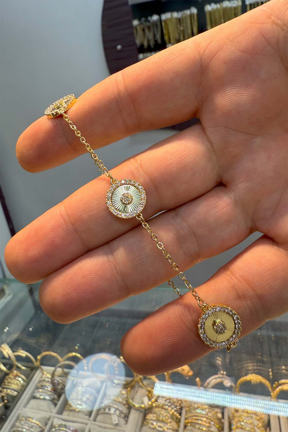 14 K Gold Renginde Dorika Bileklik
