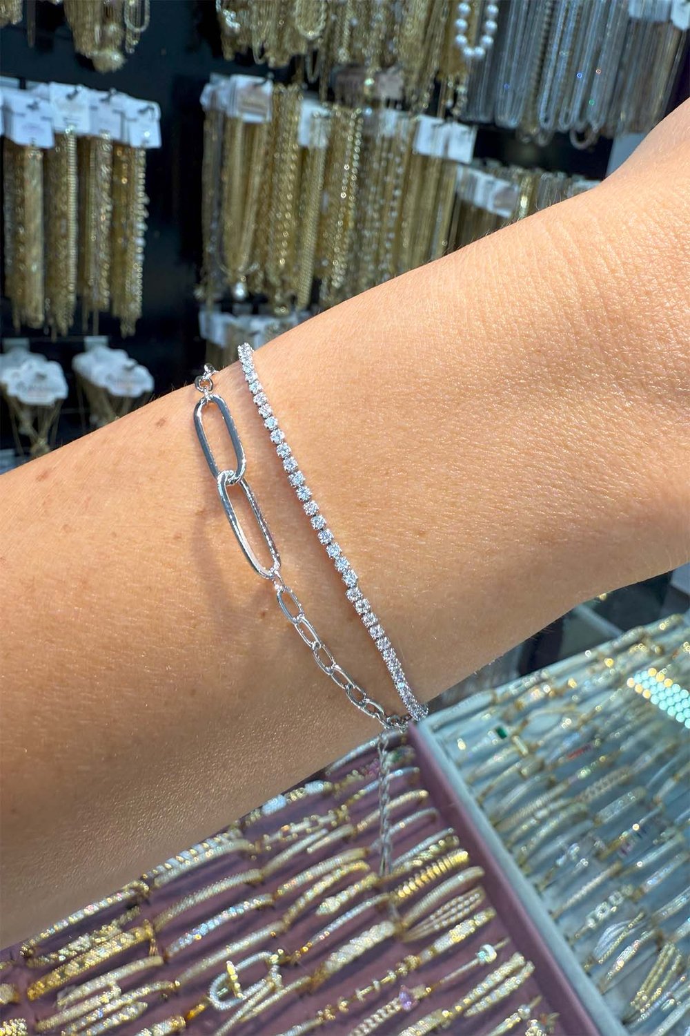 Zirkon Taşlı Vip Bileklikler