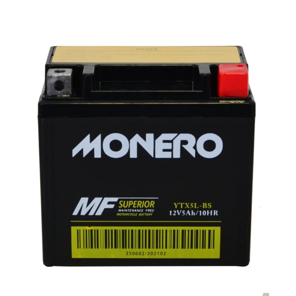 YTX5L-BS [DIO-BWS-HONDA TITAN] [113*68*105] MONERO AKÜ