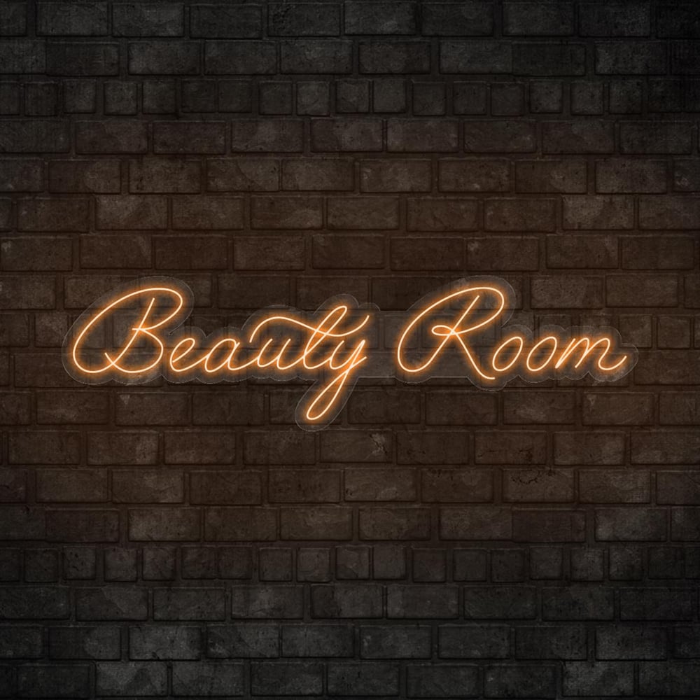Beauty Room Yazılı Led Neon
