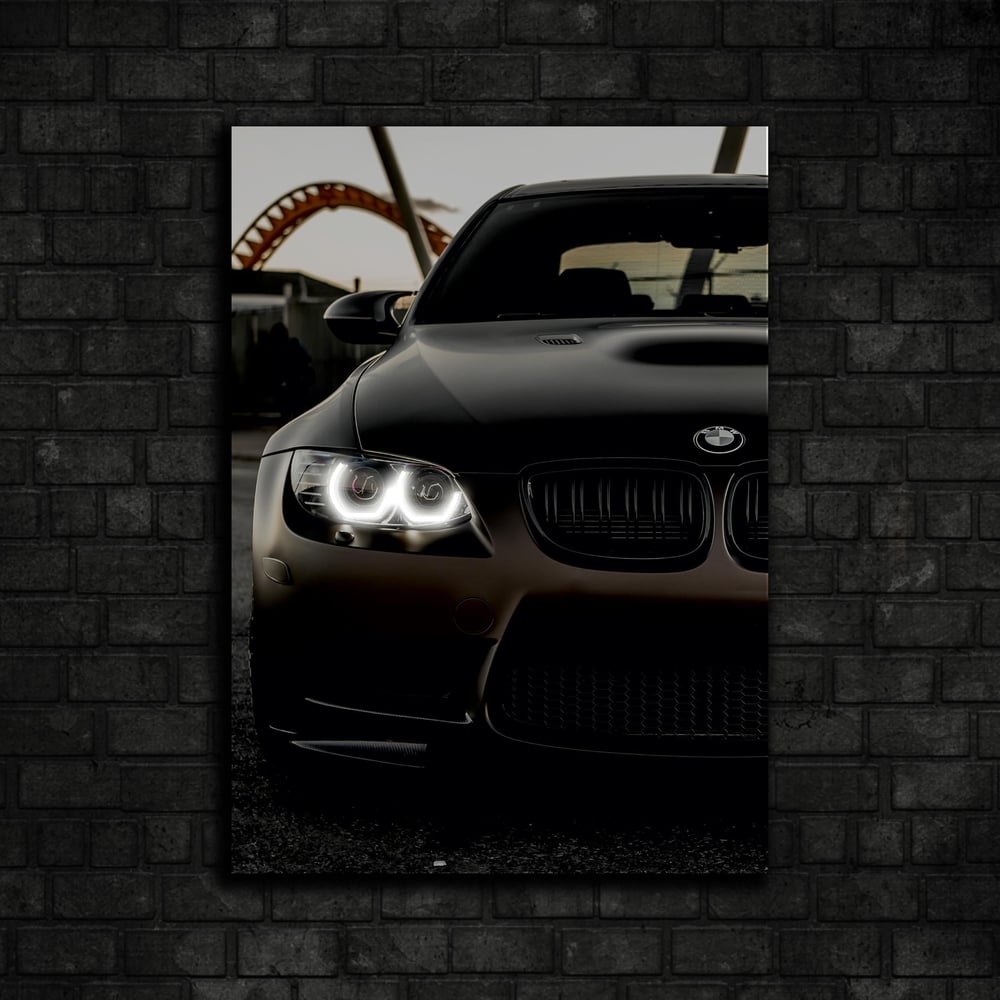 BMW M3 E92 Araba Neon Tablo