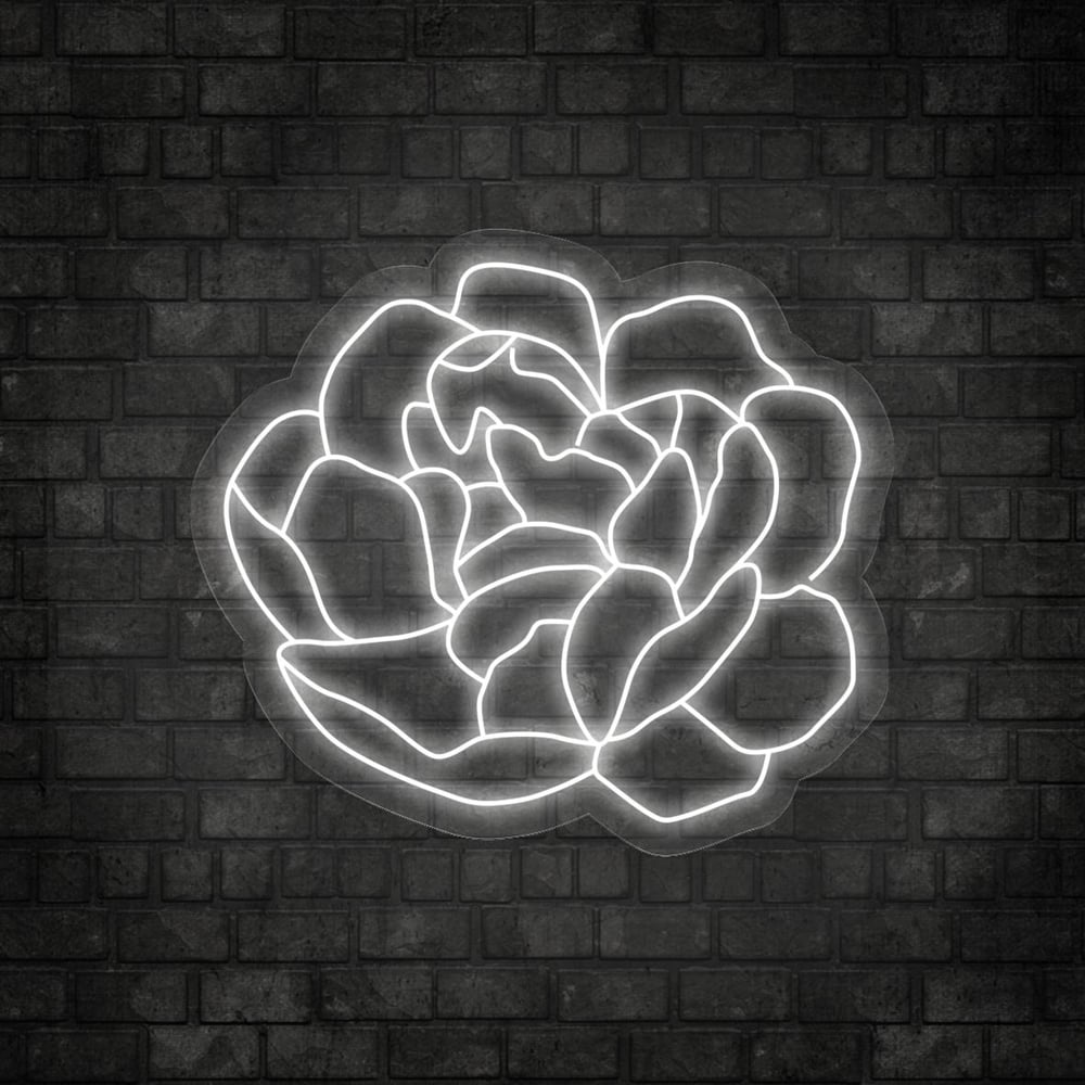 Gül Figürlü Led Neon