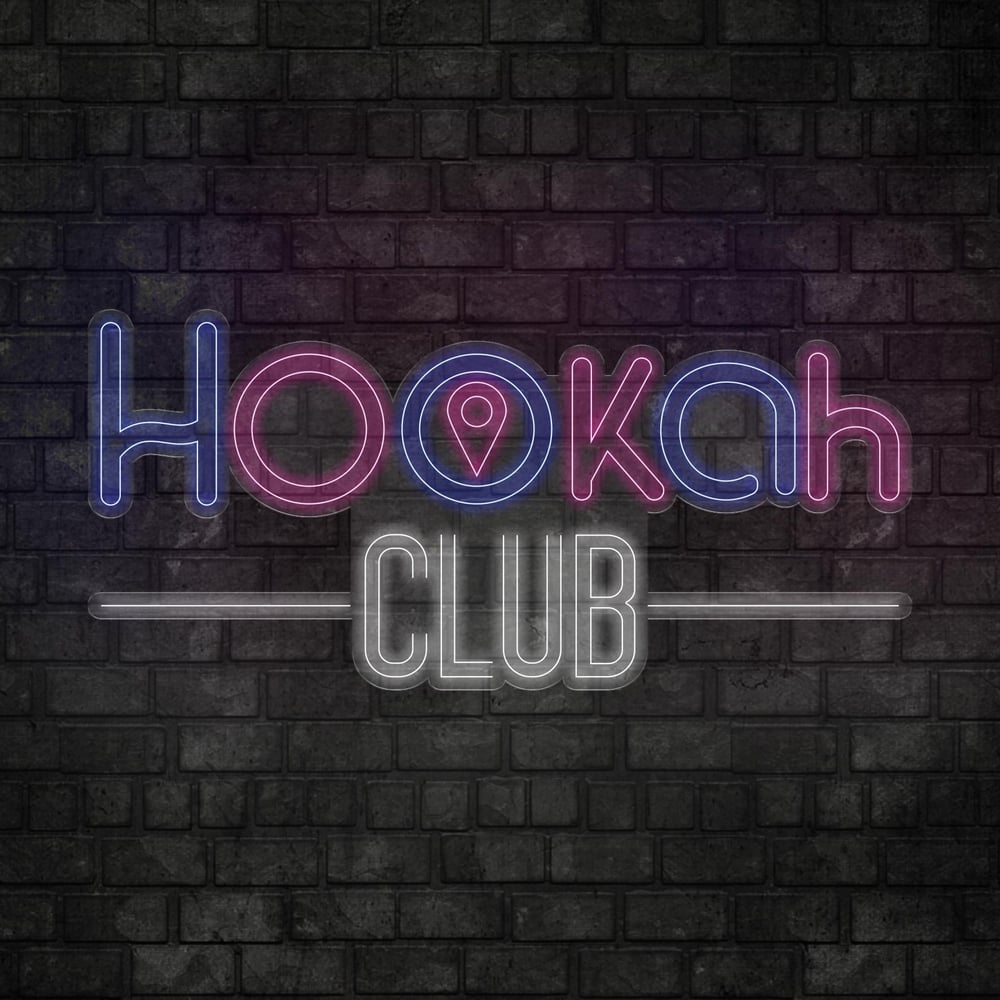 Hookah Club Yazılı Led Neon