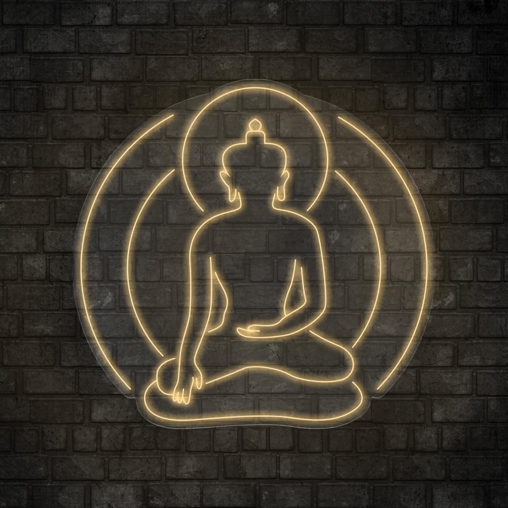 Meditasyon Zen Figürlü Led Neon