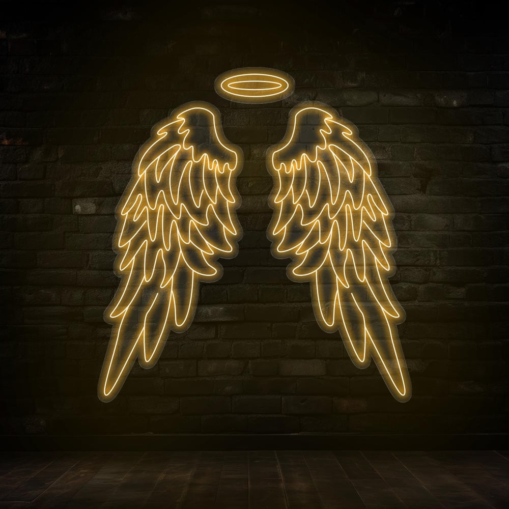 Melek Kanatları Led Neon