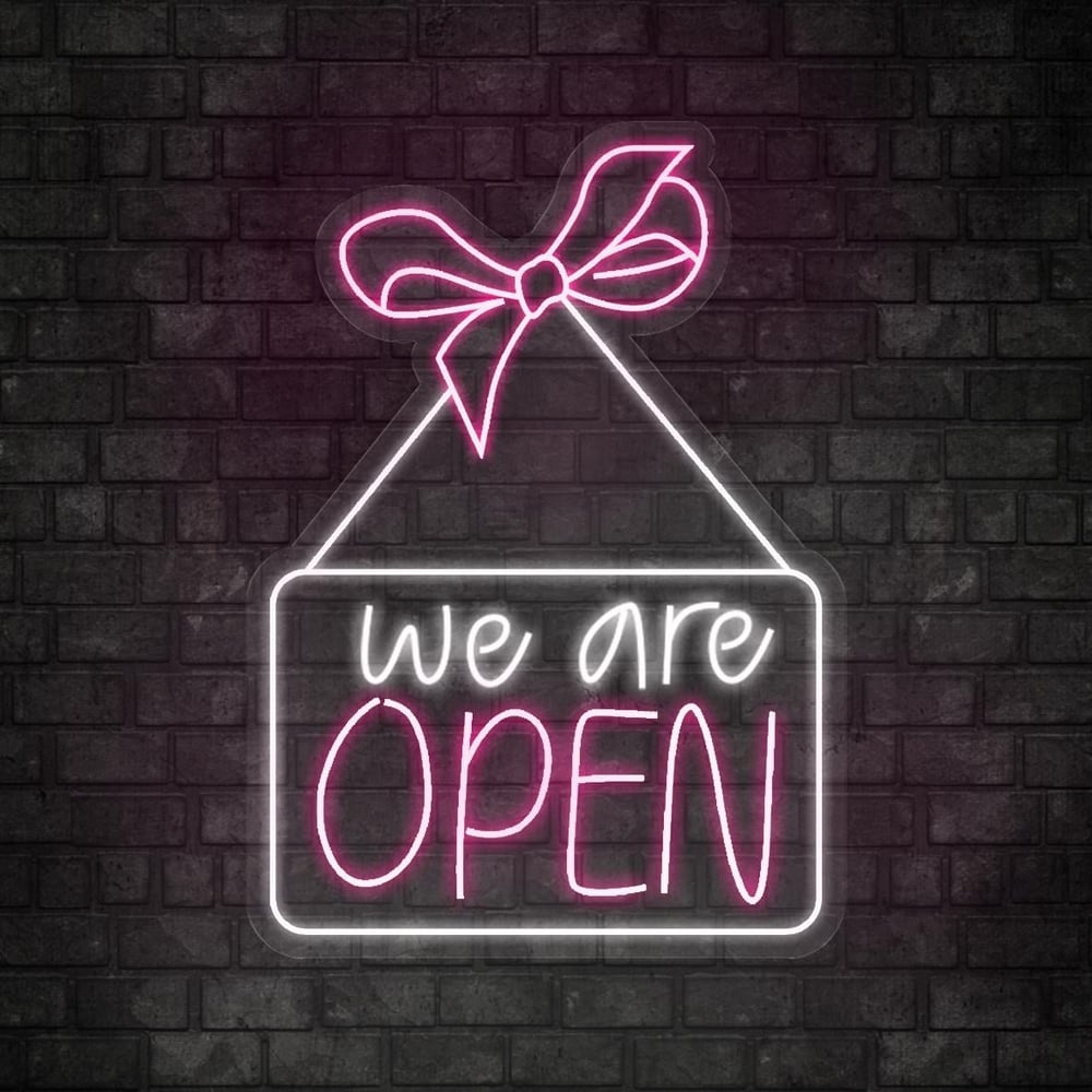 We Are Open Yazılı Led Neon