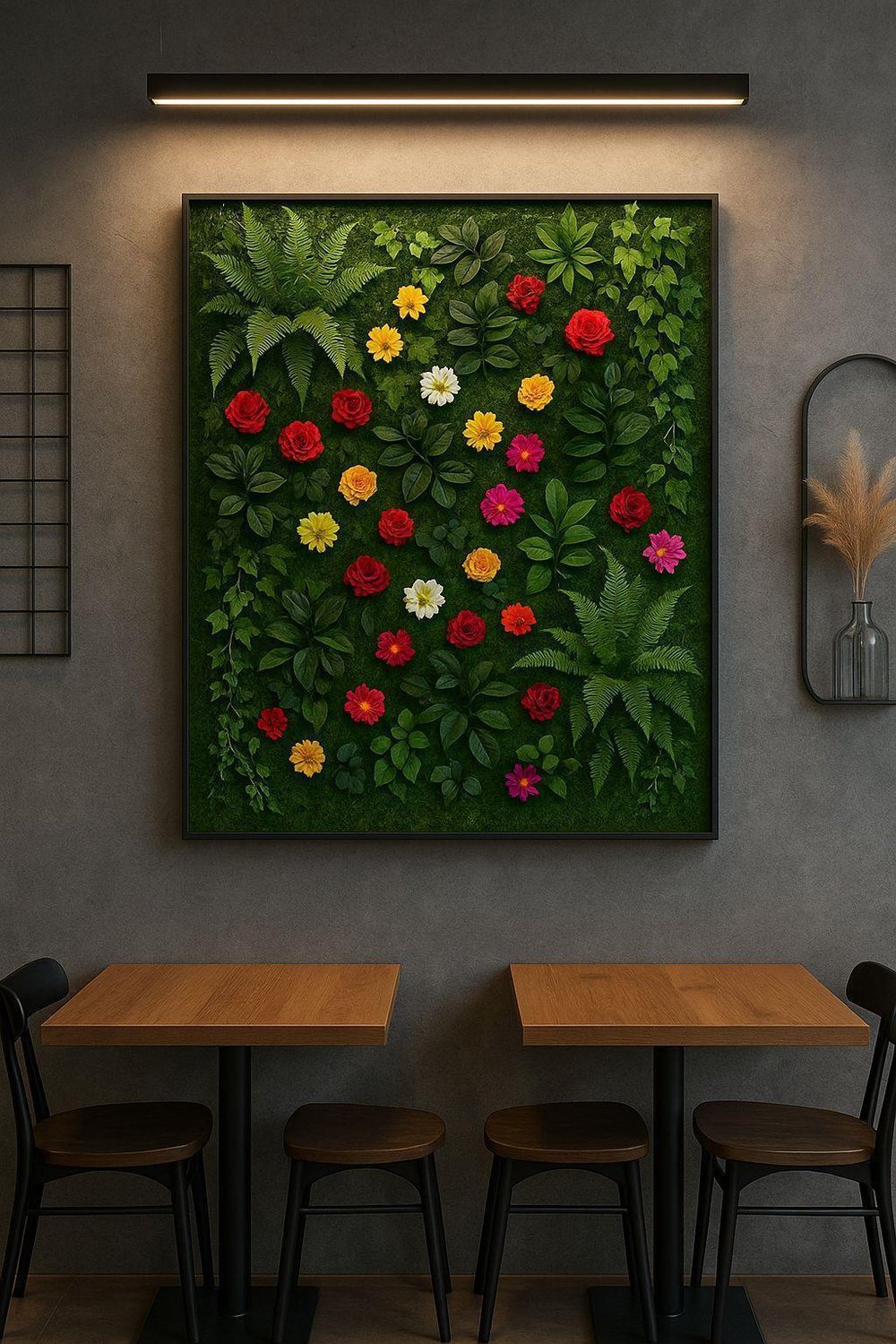 Yapay Dikey Bahçe 25x100cm