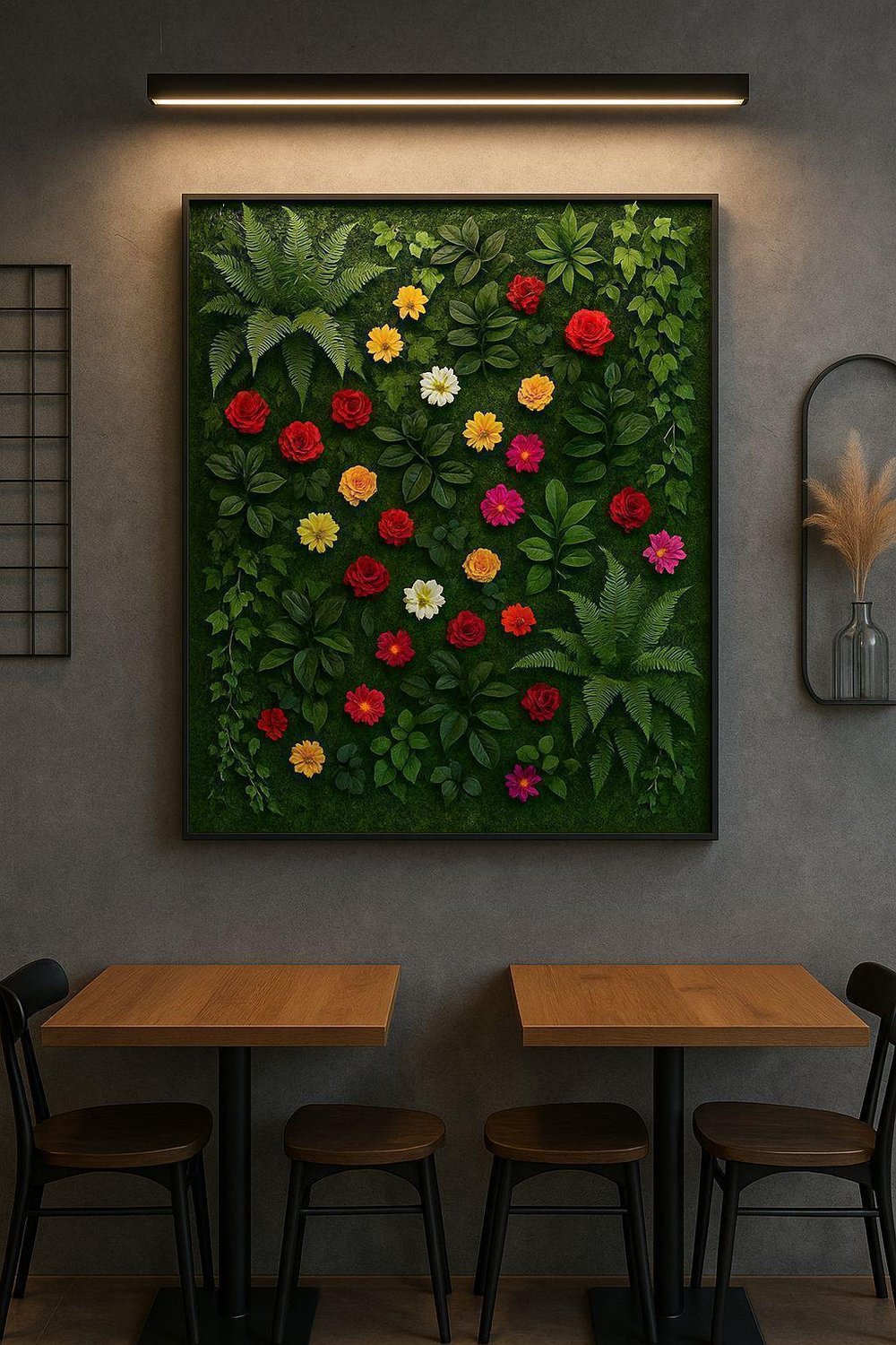 Yapay Dikey Bahçe 350x125cm