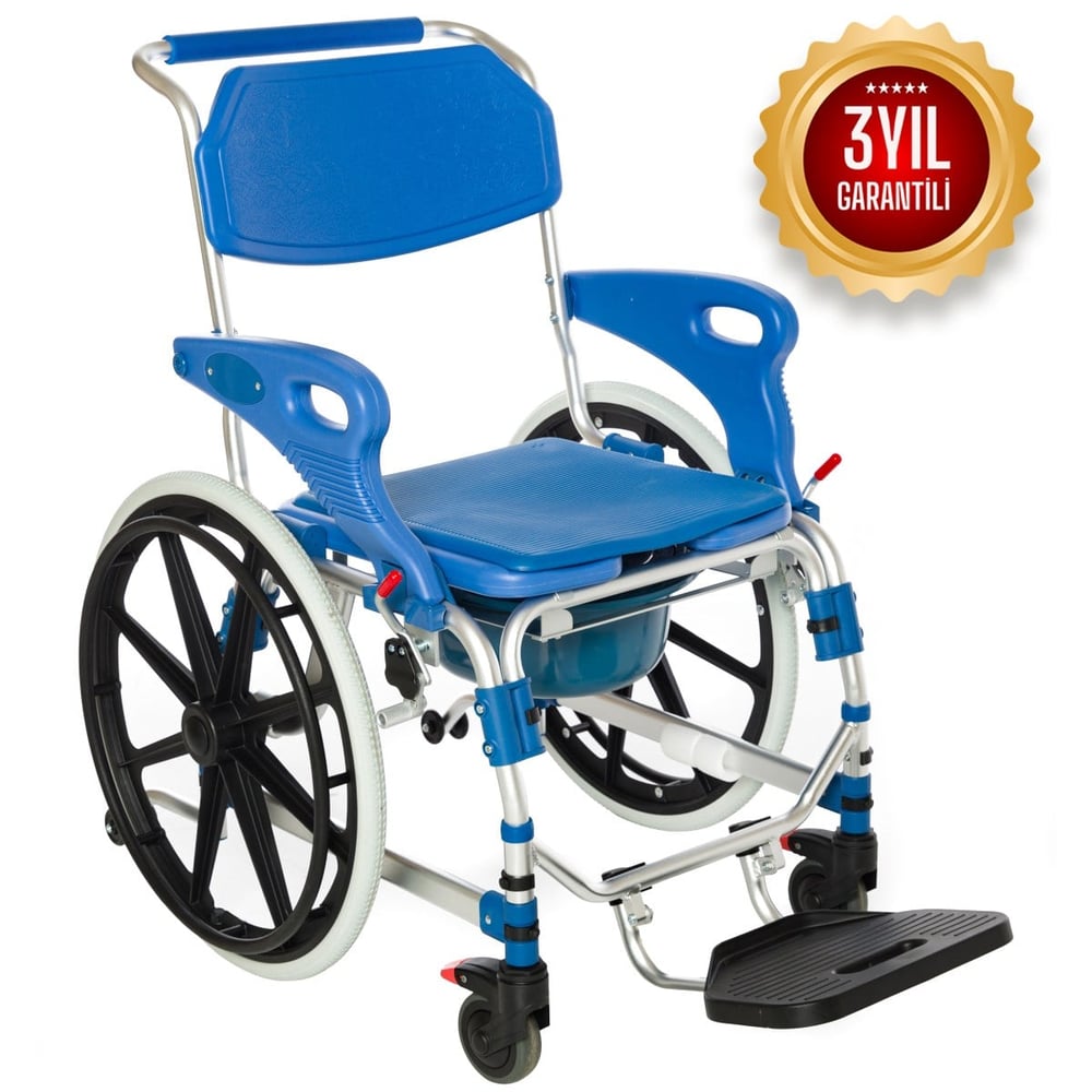 Römer R403 Büyük Tekerlekli Banyo Tuvalet Sandalyesi