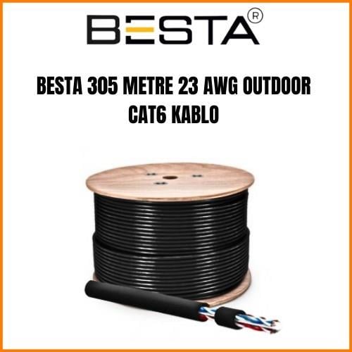 305 METRE 23 AWG OUTDOOR CAT6 KABLO