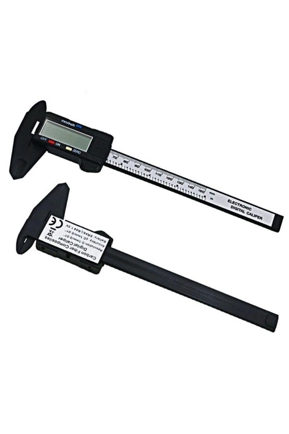 Çarşı Point® 150 Mm Dijital Kumpas Elektronik Fiber Karbon Kaplı Plastik - Kumpas