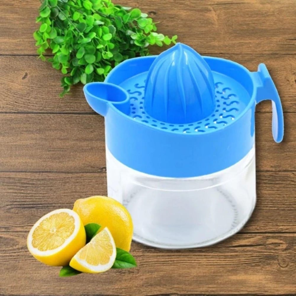 Çarşı Point® 300ml Cam Hazneli Pratik Limon Narenciye Sıkacağı KC-405