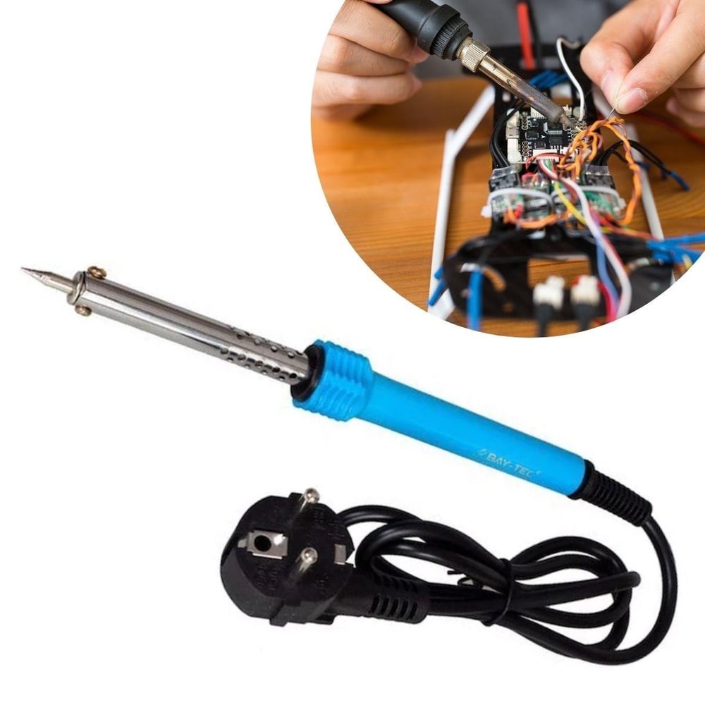 Çarşı Point® 40w Plastik Saplı Elektrikli Döner Başlıklı Havya Kalemi Elektrikli Döner Başlı Lehim Kalemi