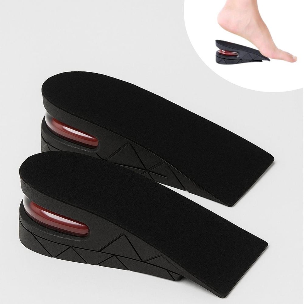 Çarşı Point® 5 cm Boy Uzatıcı Silikon Ortopedik Topuk Tabanlık – Yüksek Konforlu Gizli Yükseltici Ped (Unisex)