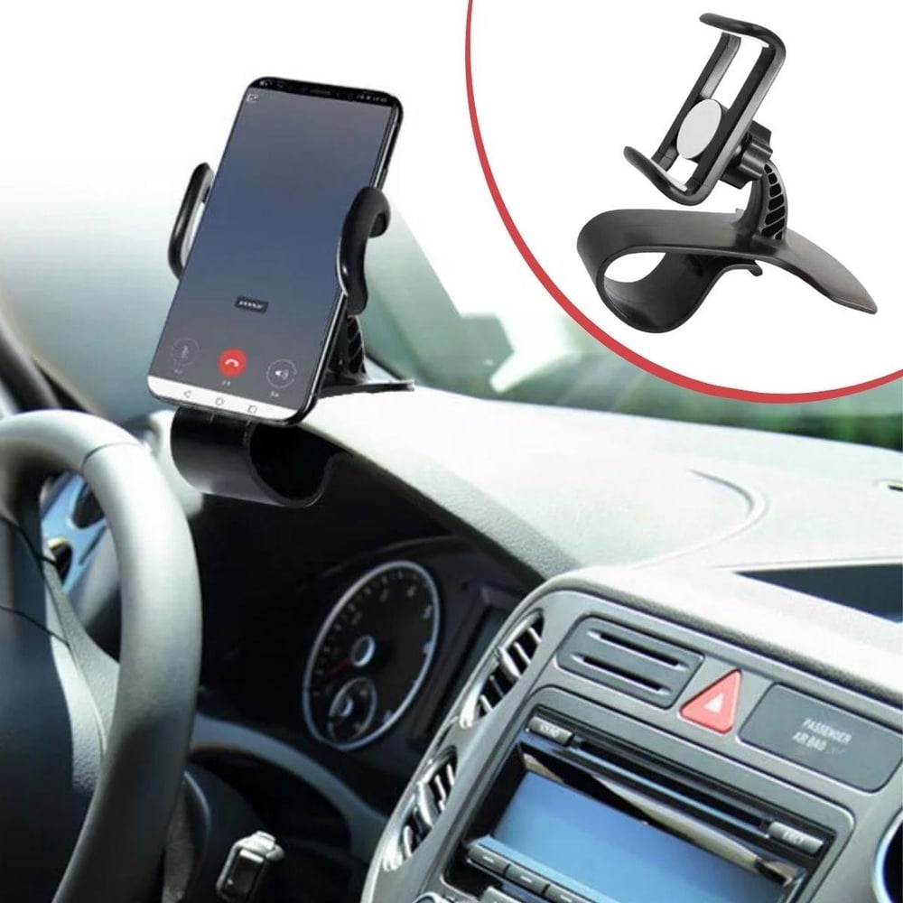 Çarşı Point® Araç İçi Konsola Takılan Döner Başlıklı Telefon Kıskacı Telefon Tutucu