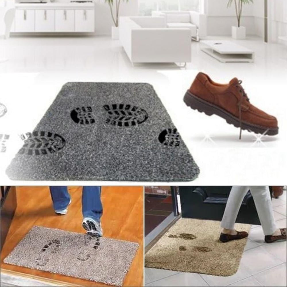 Çarşı Point® Çamaşır Makinesinde Yıkanabilir Kir Toz Emici Mikrofiberli Paspas