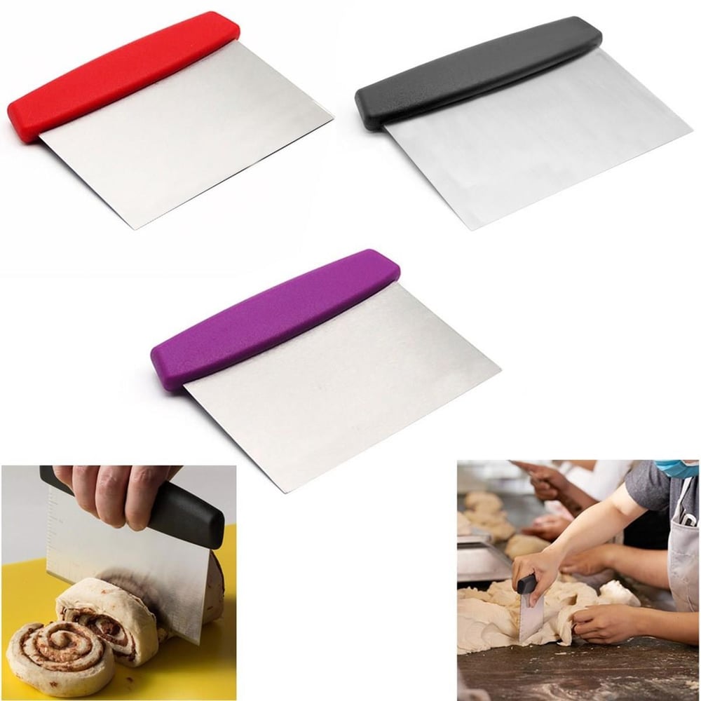 Çarşı Point® Çelik Hamur Kesici Kazıyıcı Pasta Kek Dekorasyon Spatula Aleti