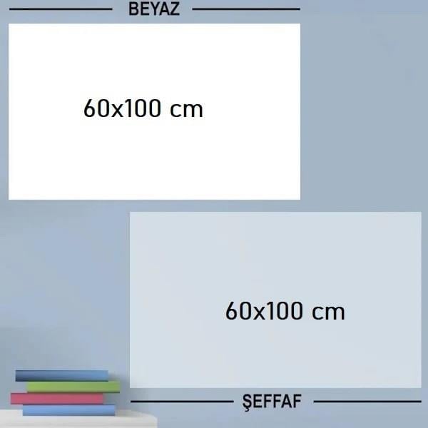Çarşı Point® Ders Çalışma Yazı Tahtası Manyetik Duvar Stickerı 100x60 cm