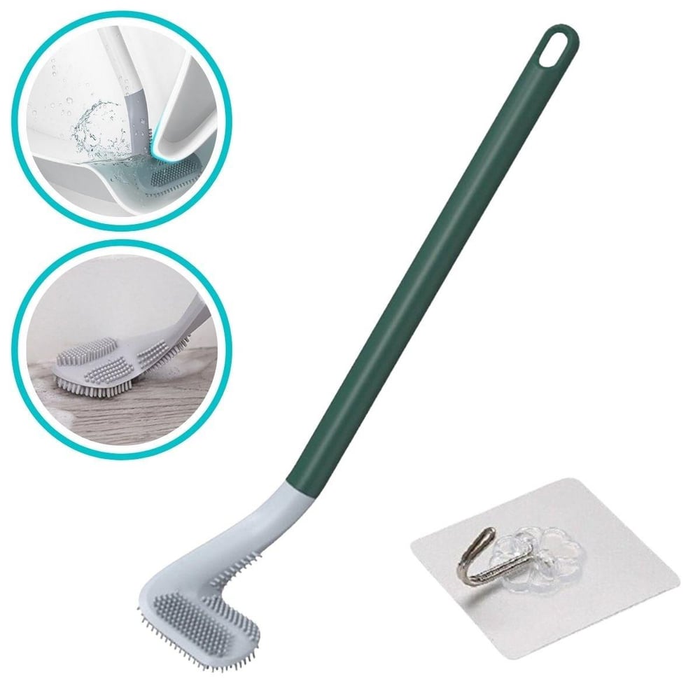 Çarşı Point® Golf Tasarımlı Silikon WC Klozet Mutfak Temizlik Fırçası Kanca Hediyeli