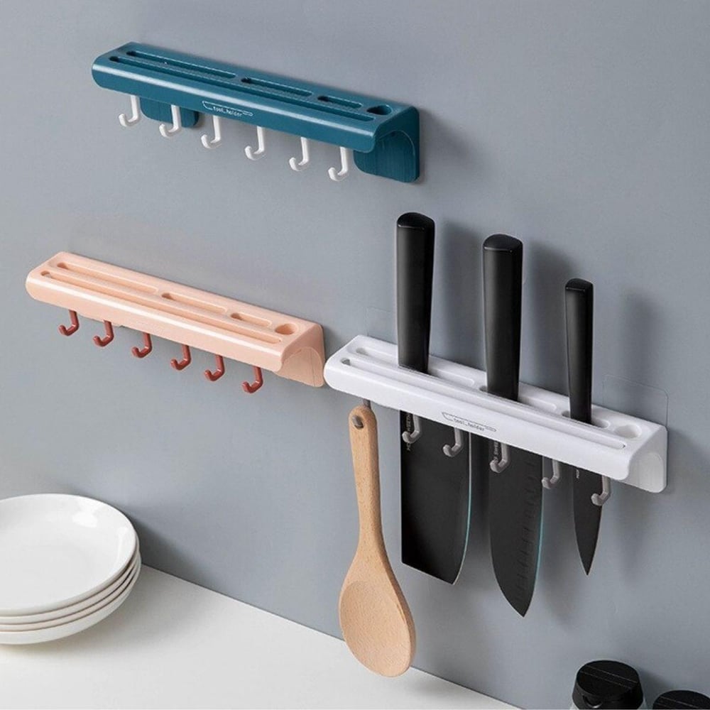 Çarşı Point® Pratik Çoklu Bıçak Askısı Mutfak Bıçak Düzenleyici Organizer Dayanıklı Bıçaklık