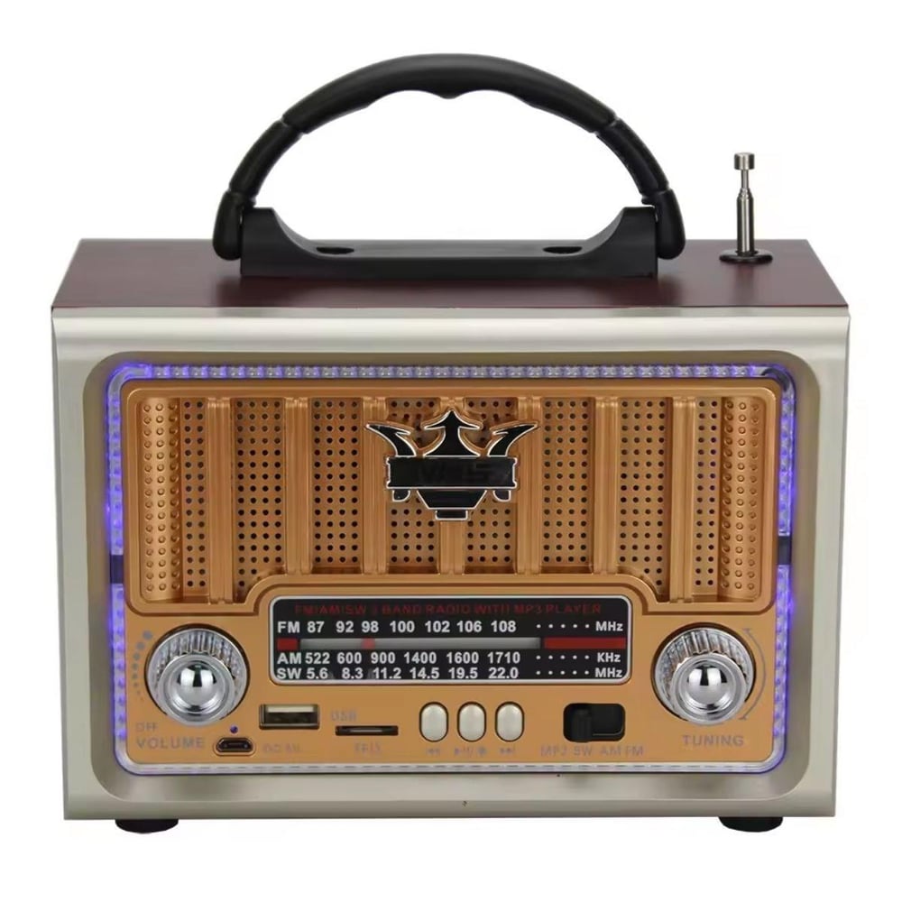 Çarşı Point® Taşınabilir Klasik AM/FM/SW  Retro Nostaljik Radyo
