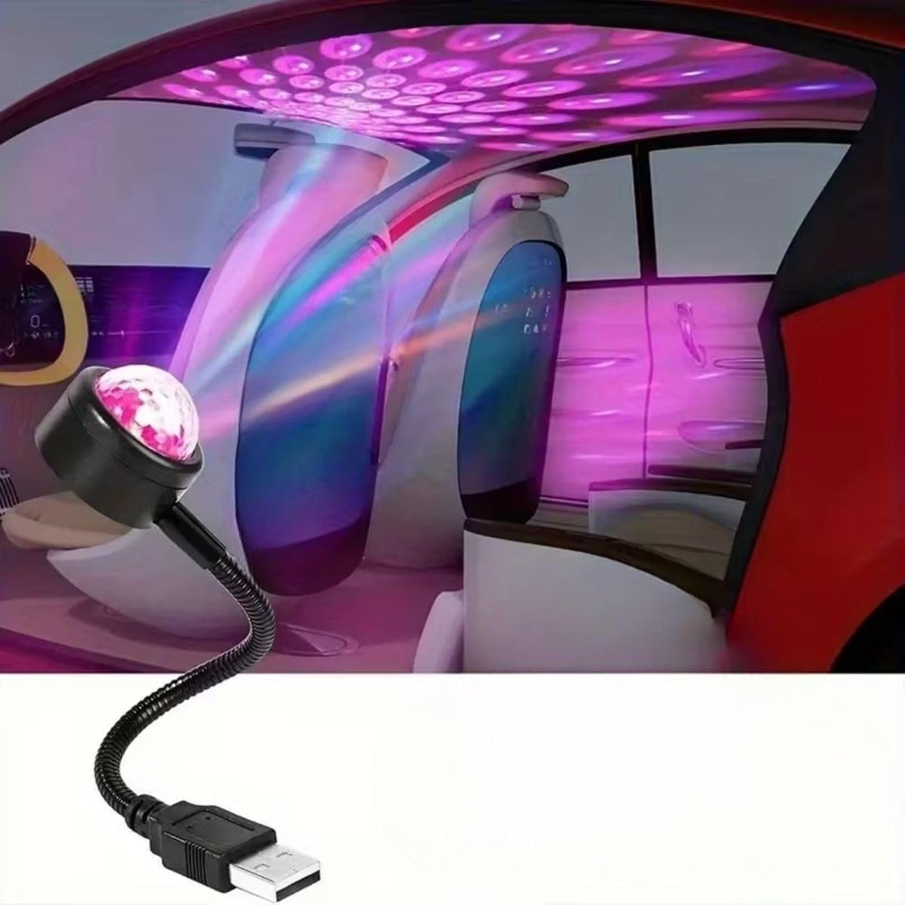 Çarşı Point® USB Sese Duyarlı 8 Farklı Mod Işıklı LED Atmosfer Işığı – Ambiyans Aydınlatması