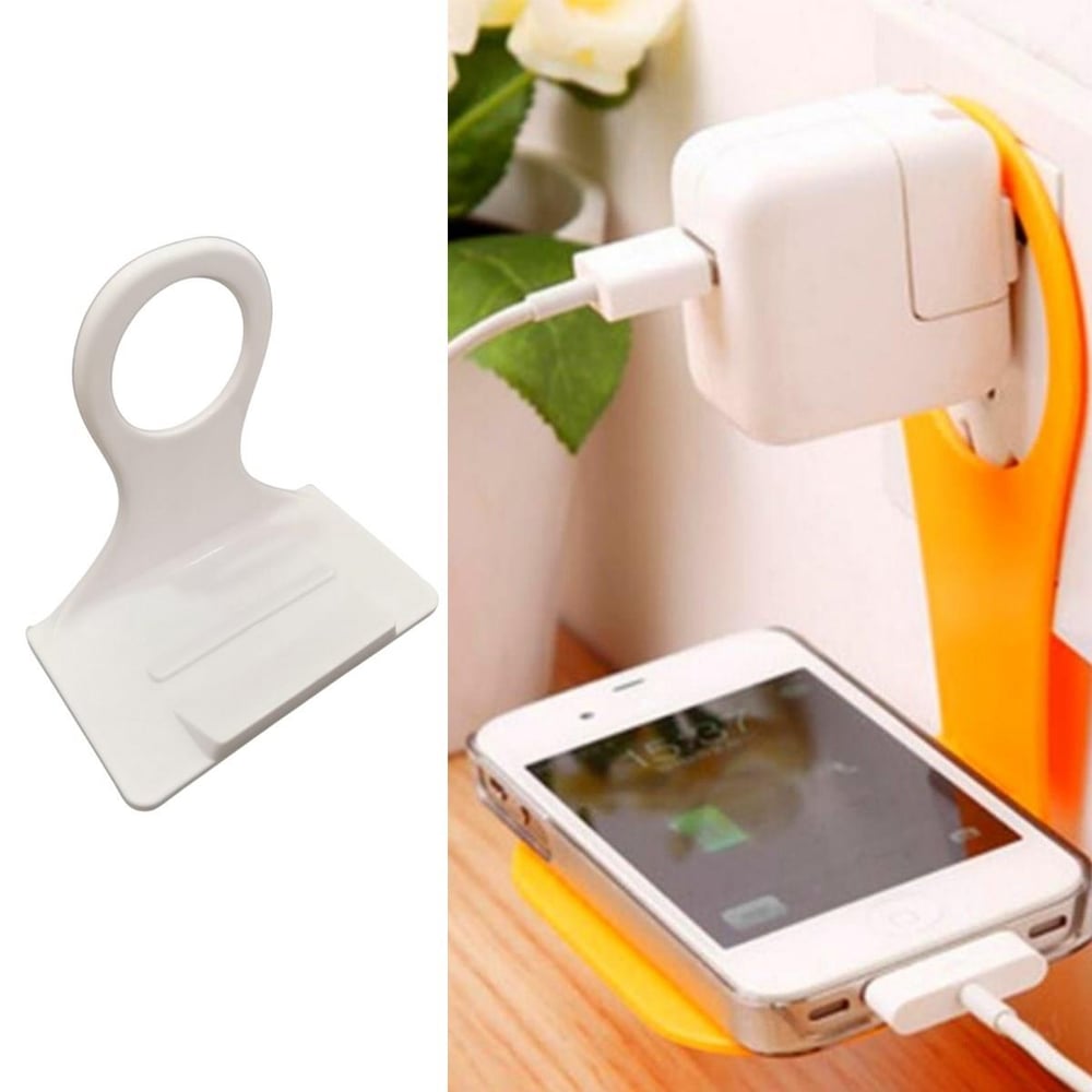 Çarşı Point® Universal Mobil Şarj Priz Askısı ve Telefon Tablet  Tutucu Stand