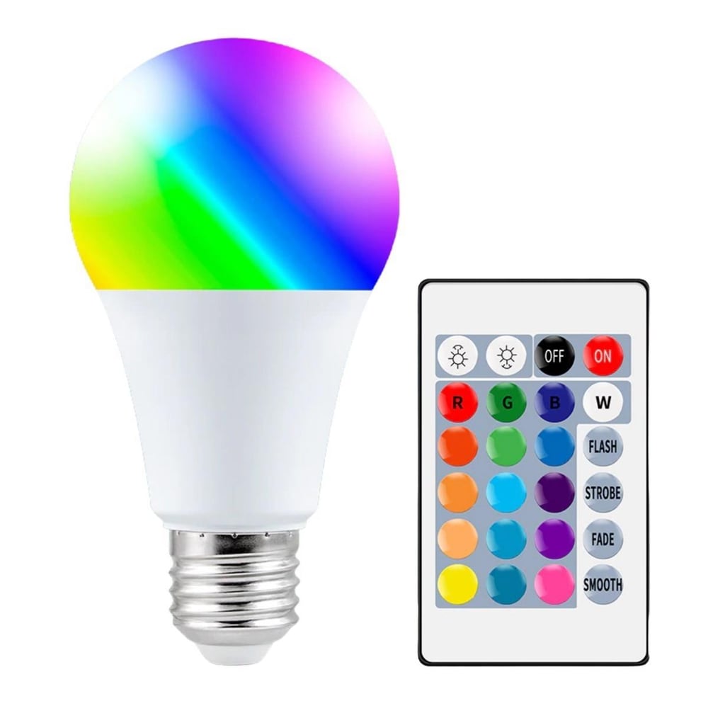 Çarşı Point9w Uzaktan Kumandalı 15 Farklı Renk Seçenekli Led Ampul