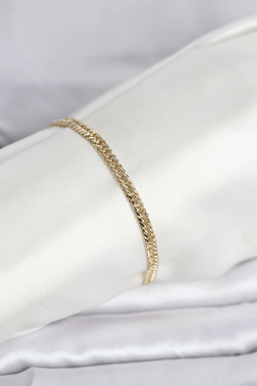 Cm 14k Gold Renk Zincir Model Kadın Bileklik