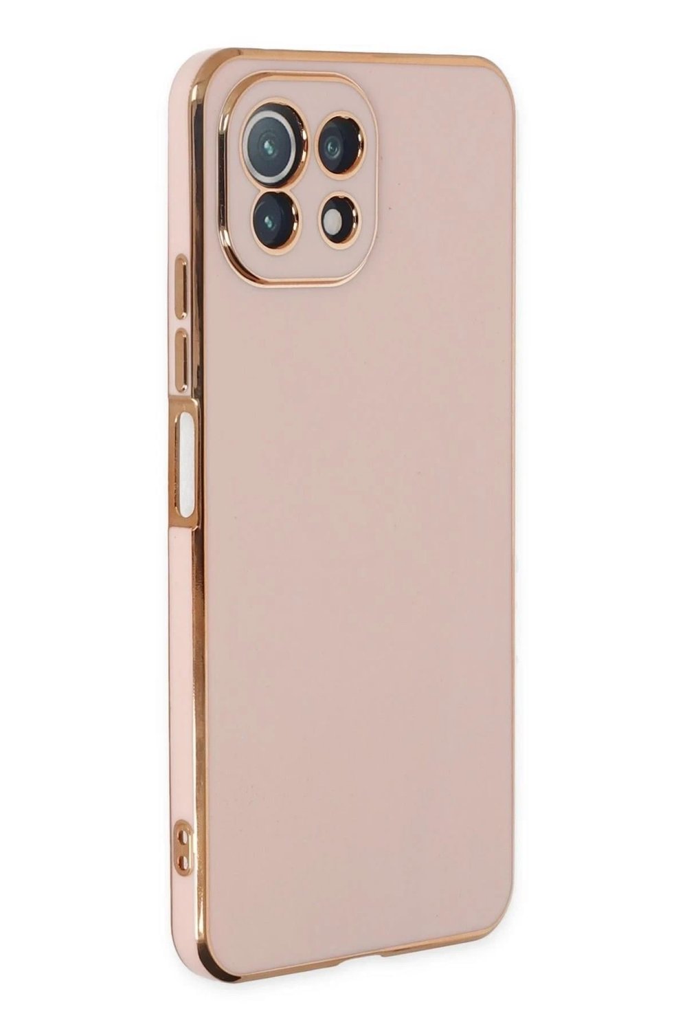 Mey İthalat®   Mİ 11 Lite Kılıf Volet Silikon - Pembe