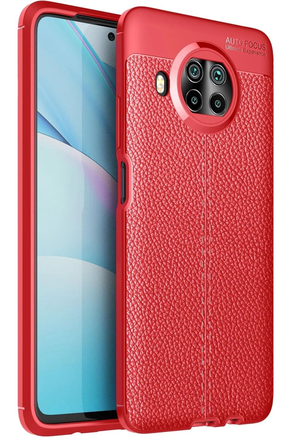 Mey İthalat®   Mi 10T Lite Kılıf Auto Focus Kapak - Kırmızı