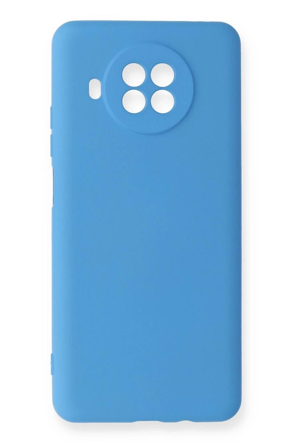 Mey İthalat®   Mi 10T Lite Kılıf Nano içi Kadife Silikon - Mavi