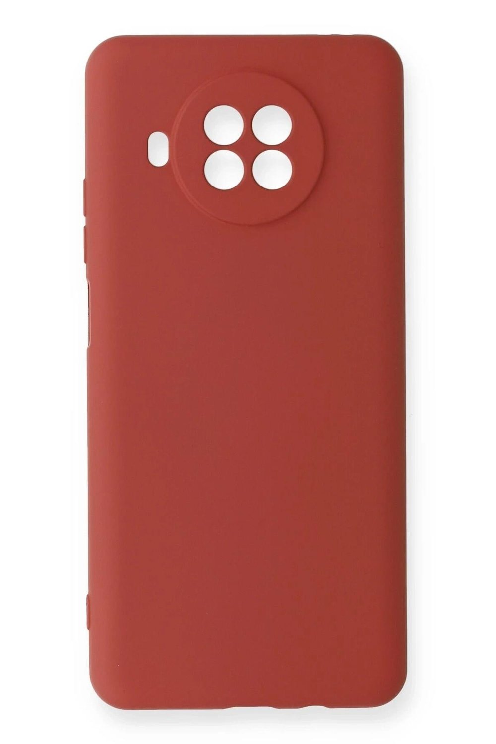 Mey İthalat®   Mi 10T Lite Kılıf Nano içi Kadife Silikon - Kiremit