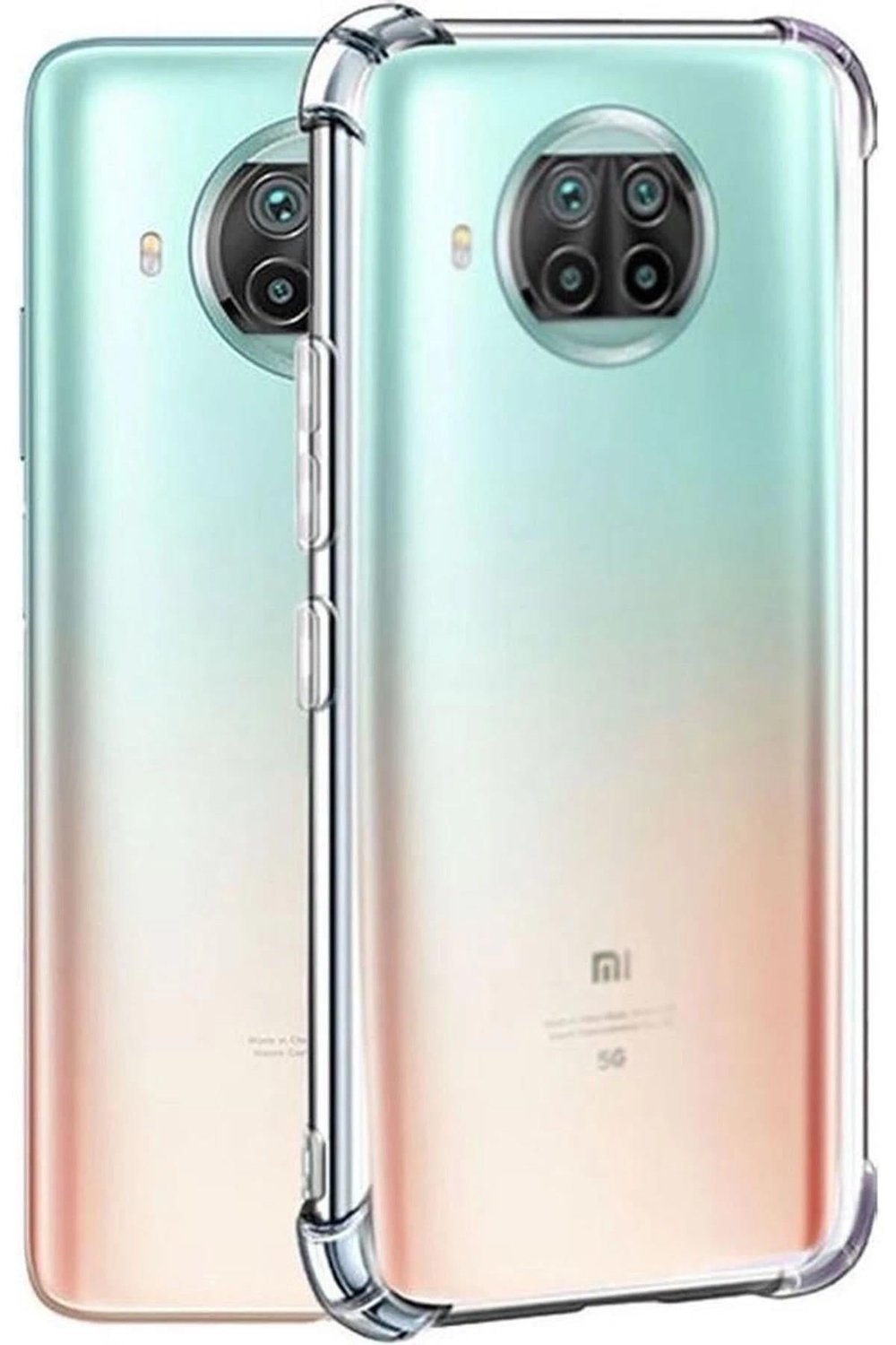 Mey İthalat®   Mi 10T Lite Kılıf Olex Tpu Silikon - Şeffaf