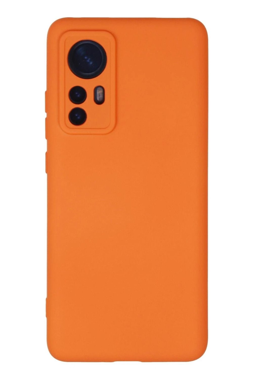Mey İthalat®   Mi 12 Kılıf Nano içi Kadife Silikon - Turuncu