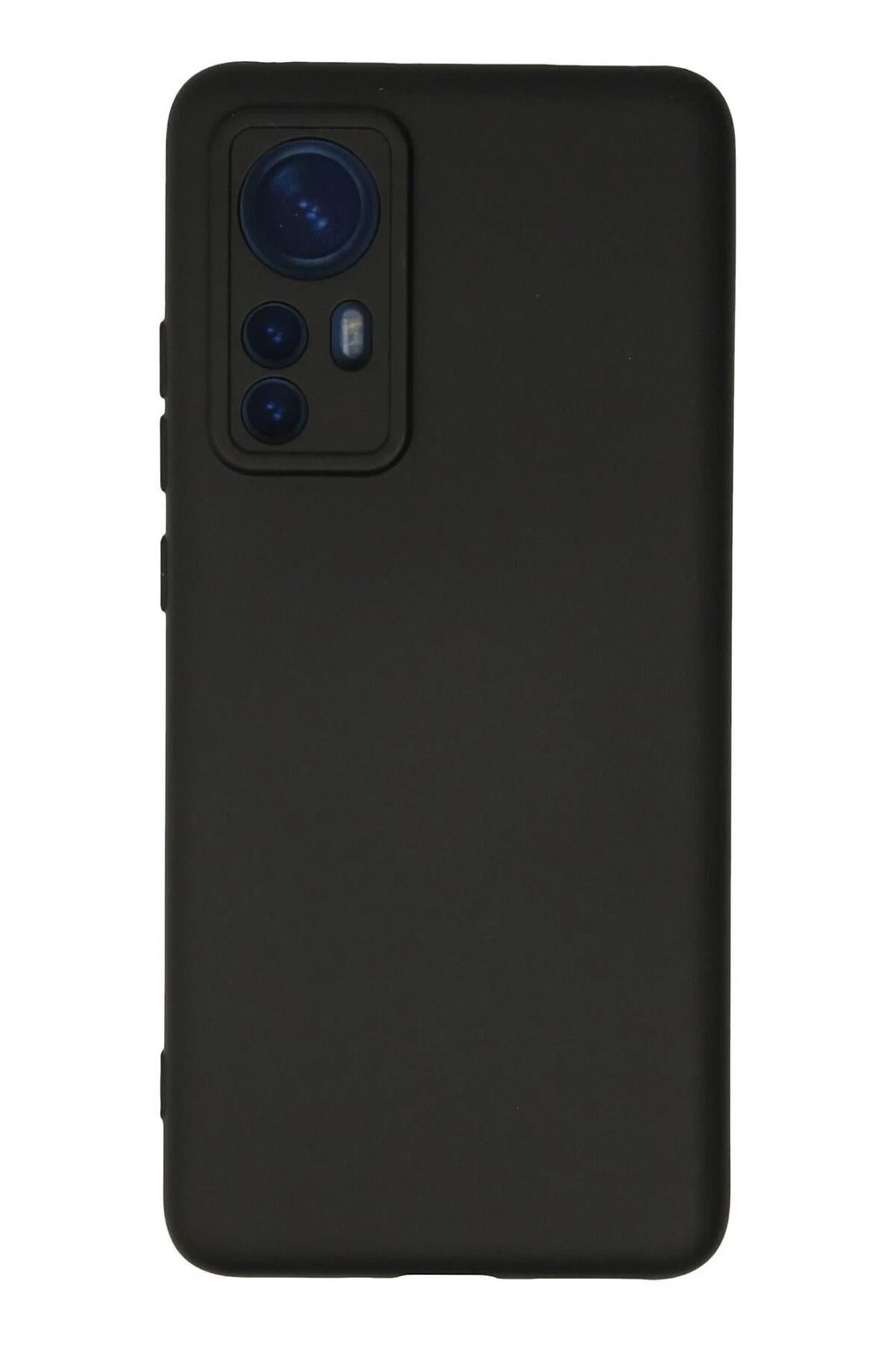 Mey İthalat®   Mi 12 Kılıf Nano içi Kadife Silikon - Siyah