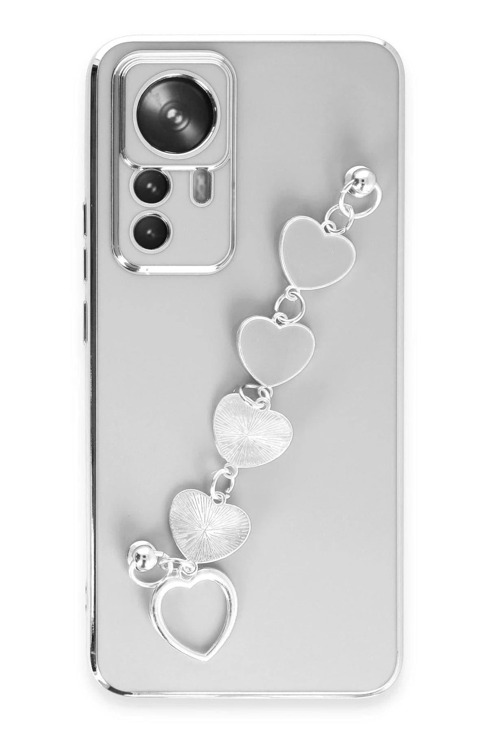 Mey İthalat®   Mi 12T Pro Kılıf Esila Silikon - Beyaz