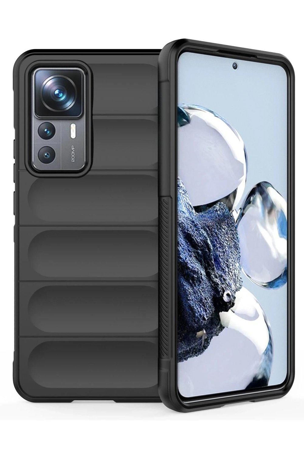 Mey İthalat®   Mi 12T Pro Kılıf Optimum Silikon - Siyah