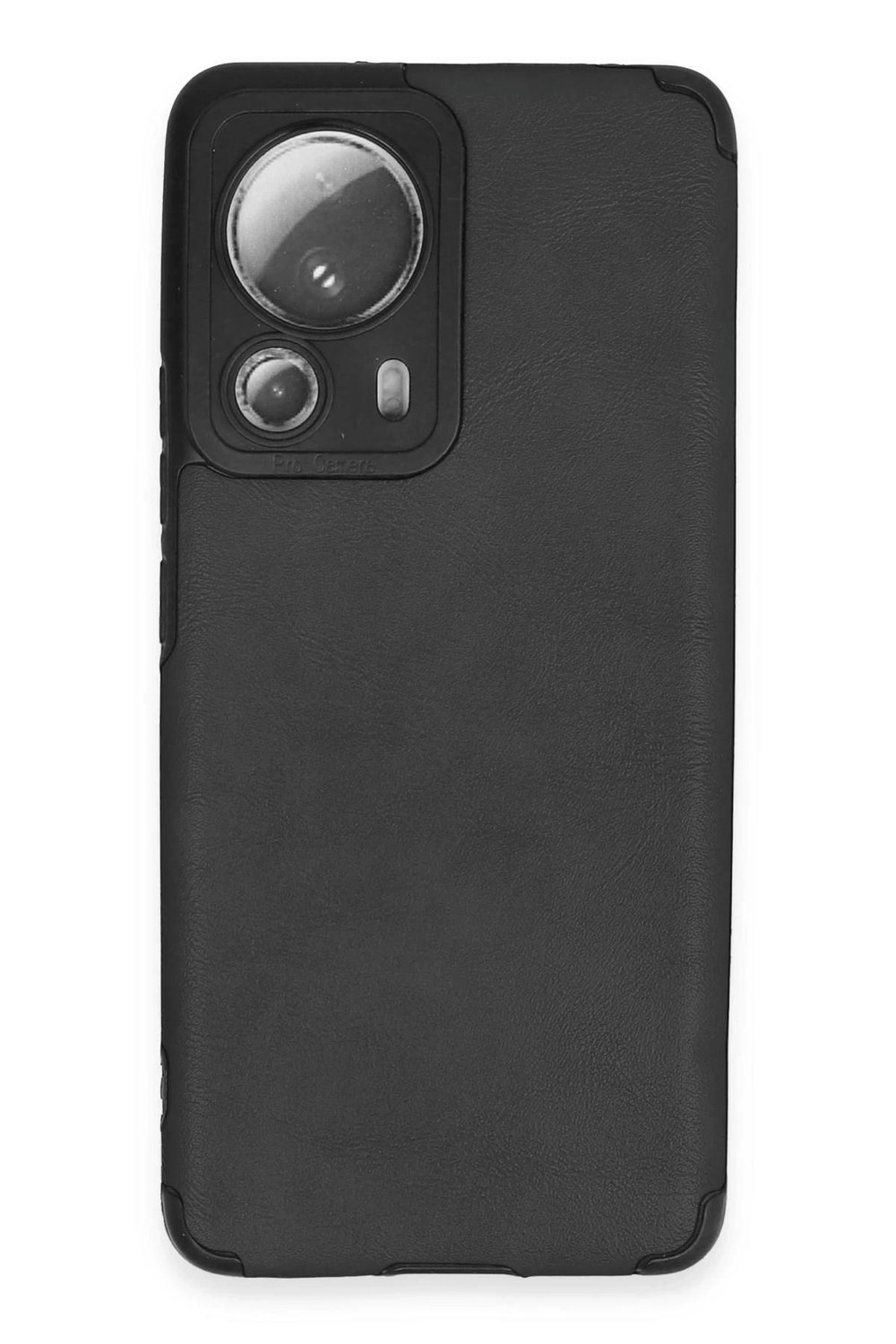 Mey İthalat®   Mi 13 Lite Kılıf Loop Deri Silikon - Siyah