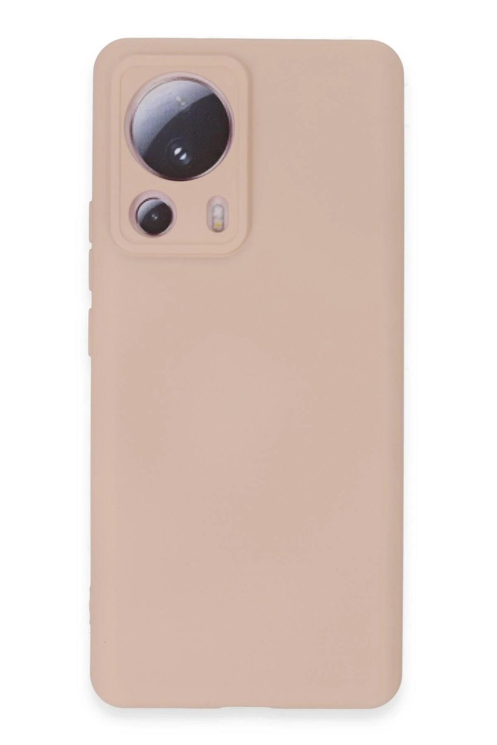 Mey İthalat®   Mi 13 Lite Kılıf Nano içi Kadife Silikon - Pudra