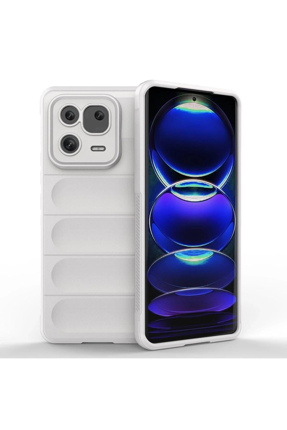 Mey İthalat®   Mi 13 Pro Kılıf Optimum Silikon - Krem