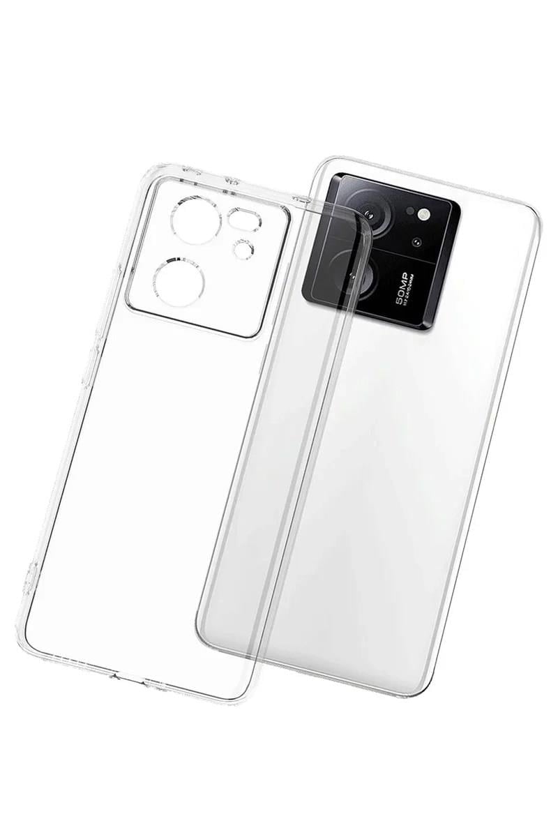 Mey İthalat®   Mi 13T Pro Kılıf Lüx Şeffaf Silikon