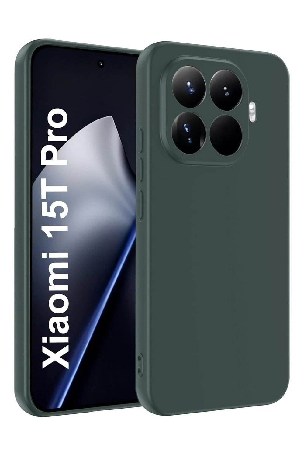 Mey İthalat®   Mi 15T Pro First Silikon - Koyu Yeşil