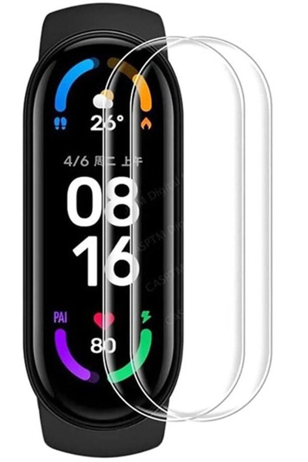 Mey İthalat®   Mi Band 7 Polymer Nano Ekran Koruyucu - Şeffaf