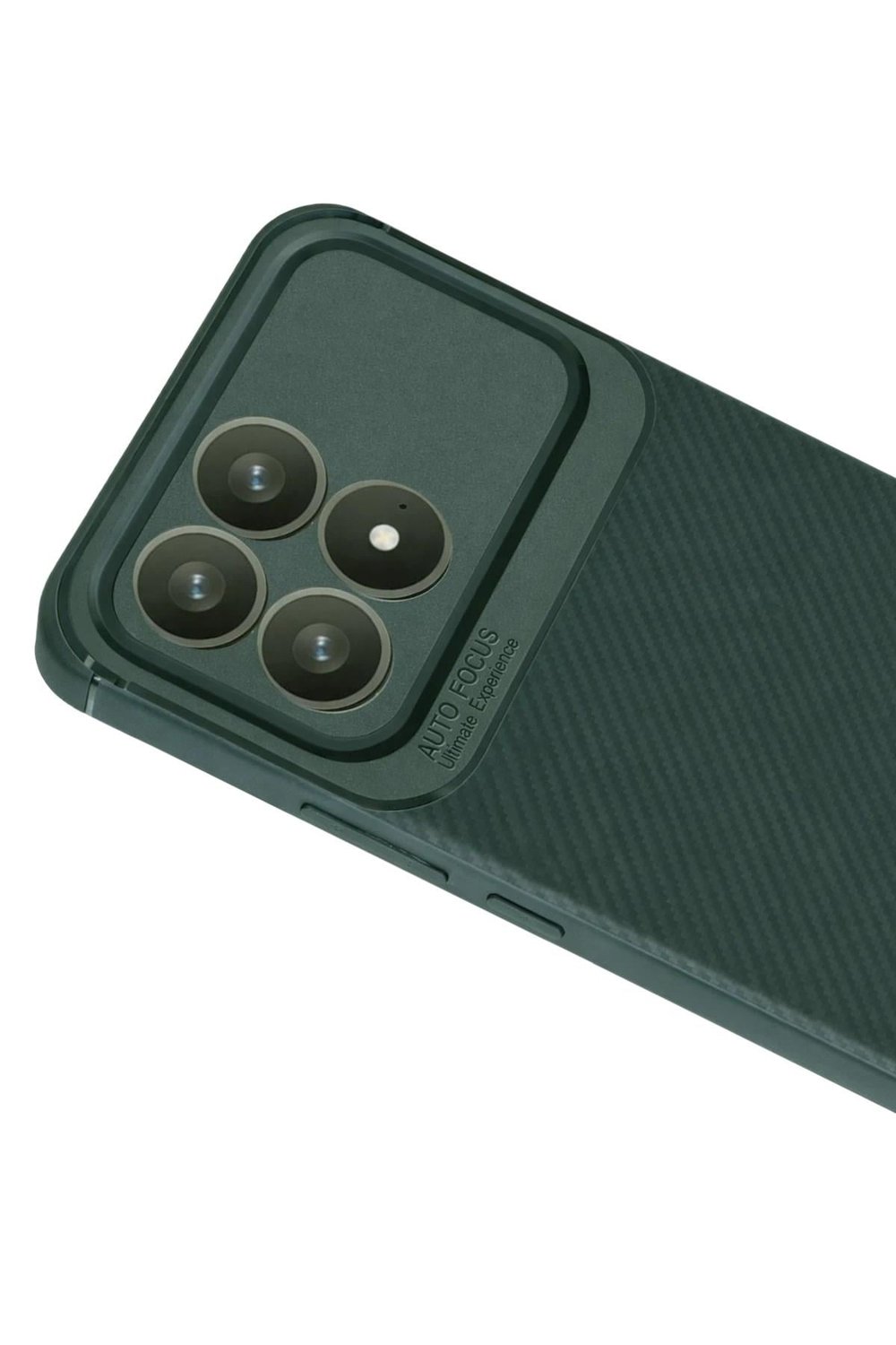 Mey İthalat®   Poco F8 Pro Auto Focus Karbon Kapak - Koyu Yeşil