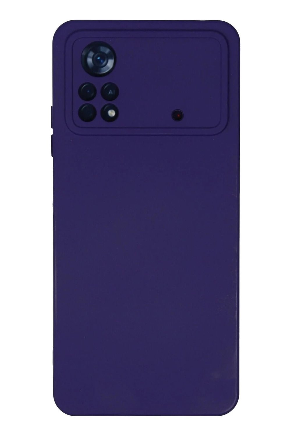 Mey İthalat®   Poco X4 Pro 5G Kılıf Nano içi Kadife Silikon - Mor