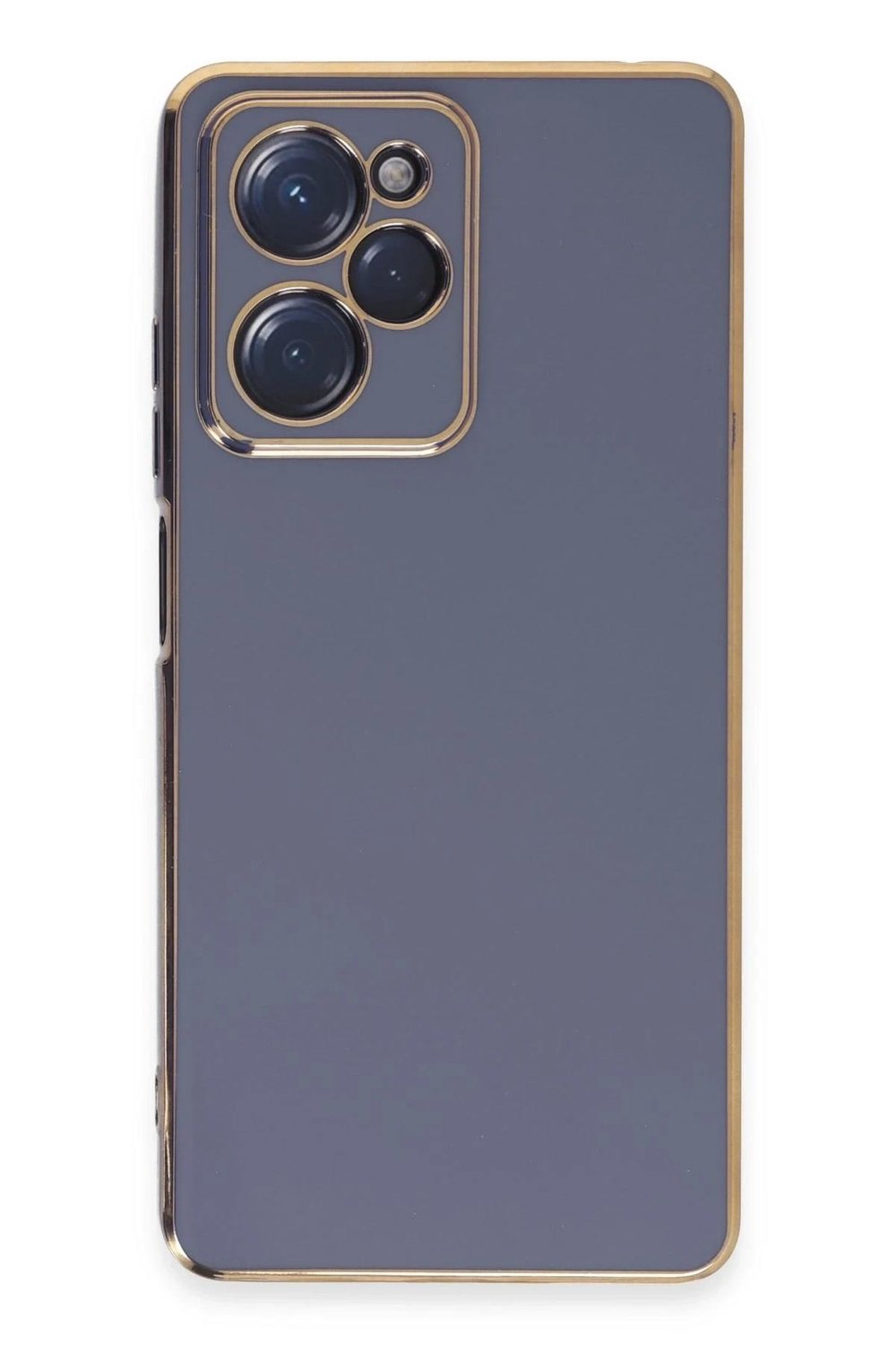 Mey İthalat®   Poco X5 Pro 5G Kılıf Volet Silikon - Mavi