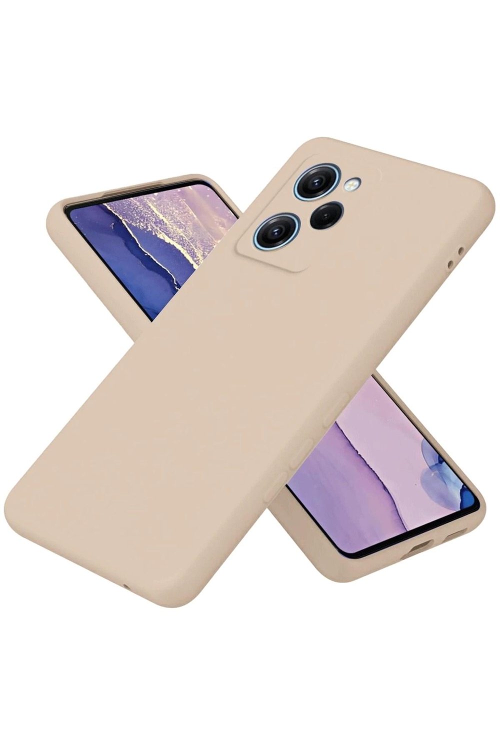 Mey İthalat®   Poco X5 Pro 5G Nano içi Kadife Silikon - Pudra