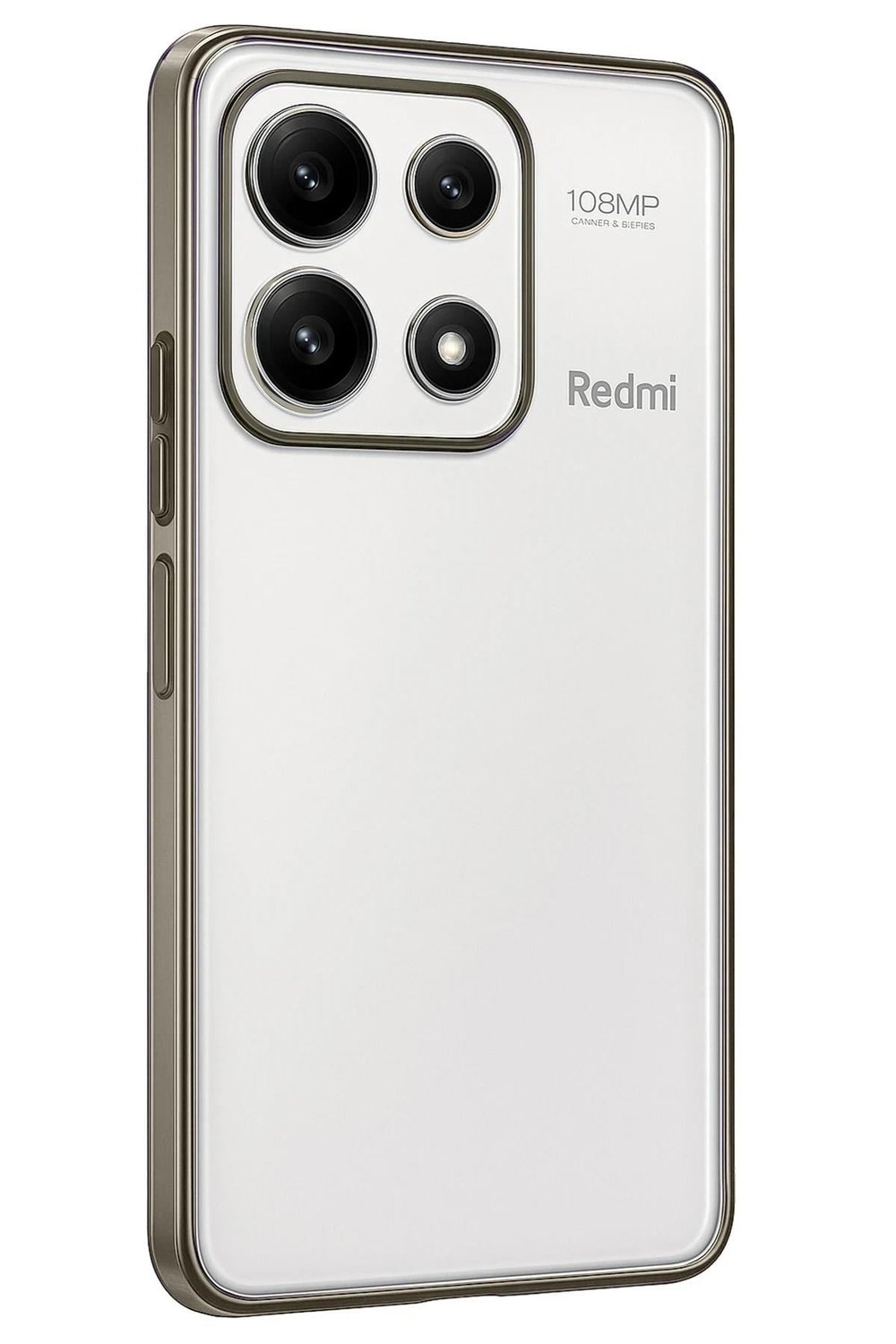 Mey İthalat®   Poco X6 Pro Kılıf  Lensli Silikon - Gold