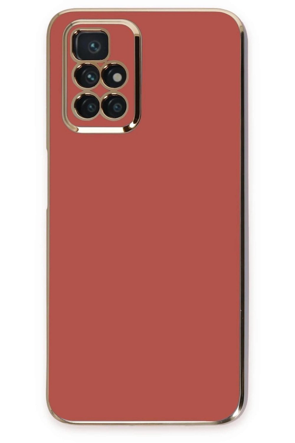 Mey İthalat®   Redmi 10 2022 Kılıf Volet Silikon - Kırmızı